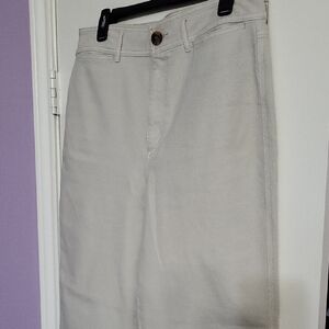 LOFT Cream Boot Cut Pants Size 12/31